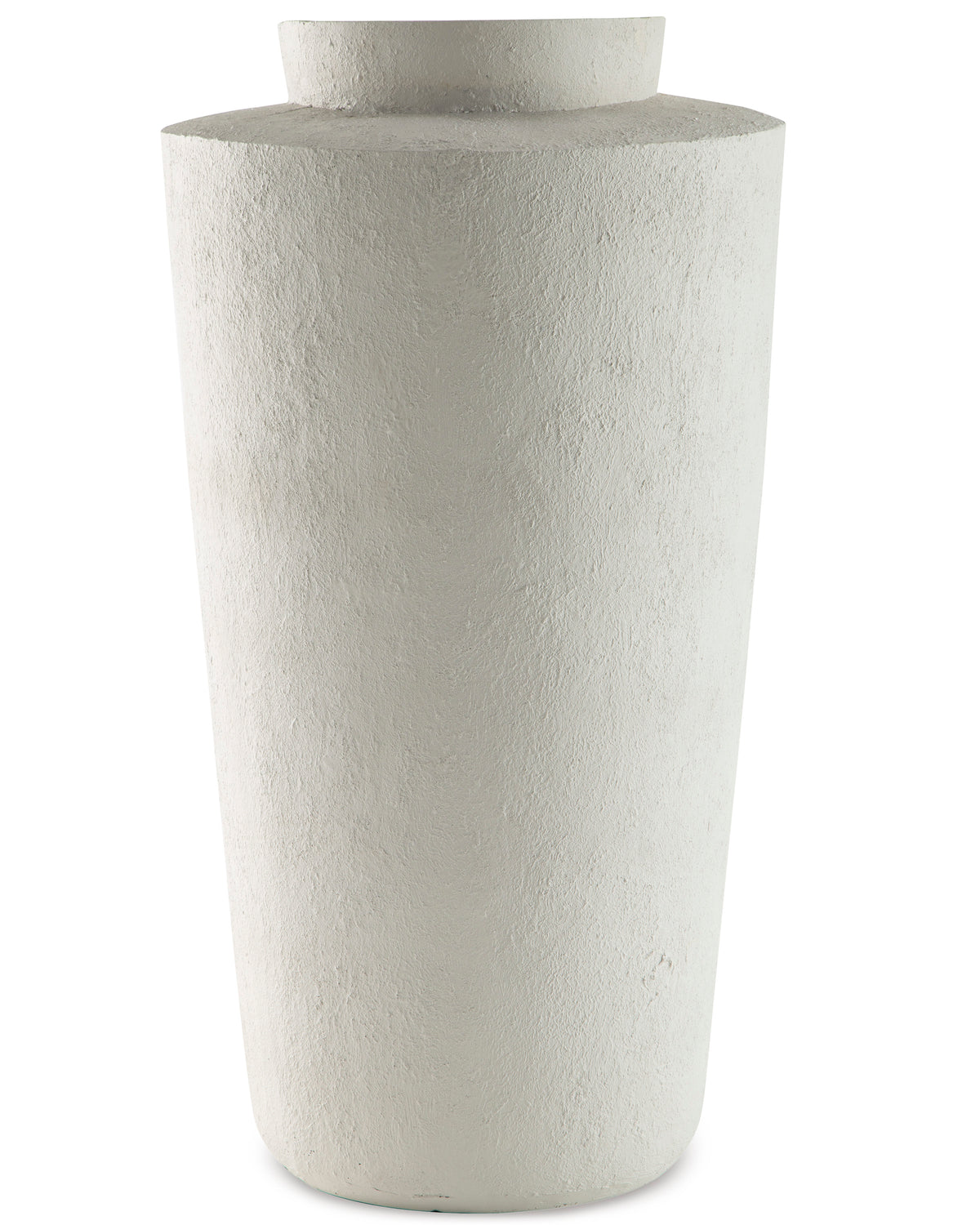 Tall Cream Textured Floor Vase - complete product