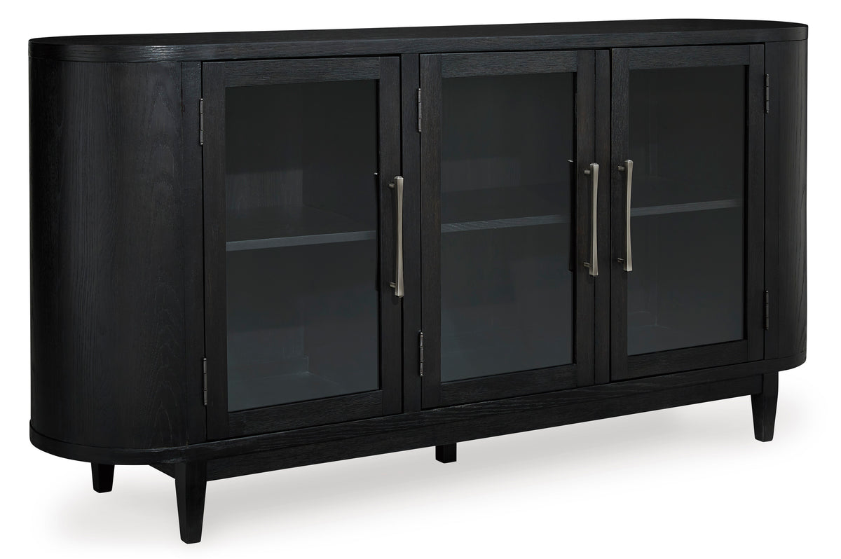 Black / Sideboard, sideboard view 1; includes one sideboard; accessories and other furniture excluded