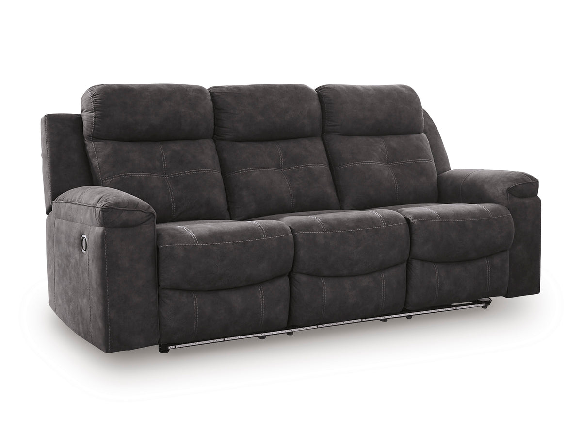 Charcoal LED Manual Reclining Seating, sofa upright angle