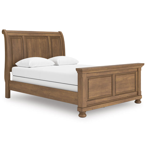 Chestnut Brown Sleigh Beds and Bedroom Sets