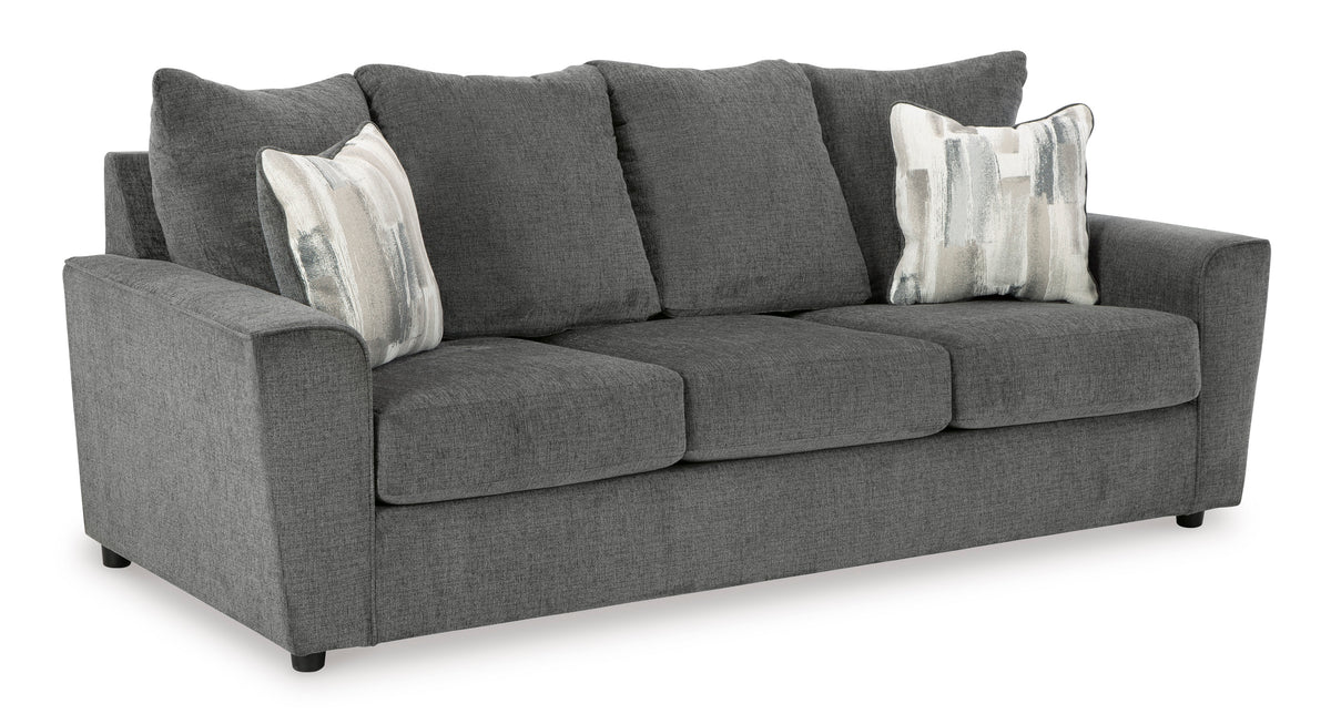 Gravel Upholstered Seating, sofa angle view