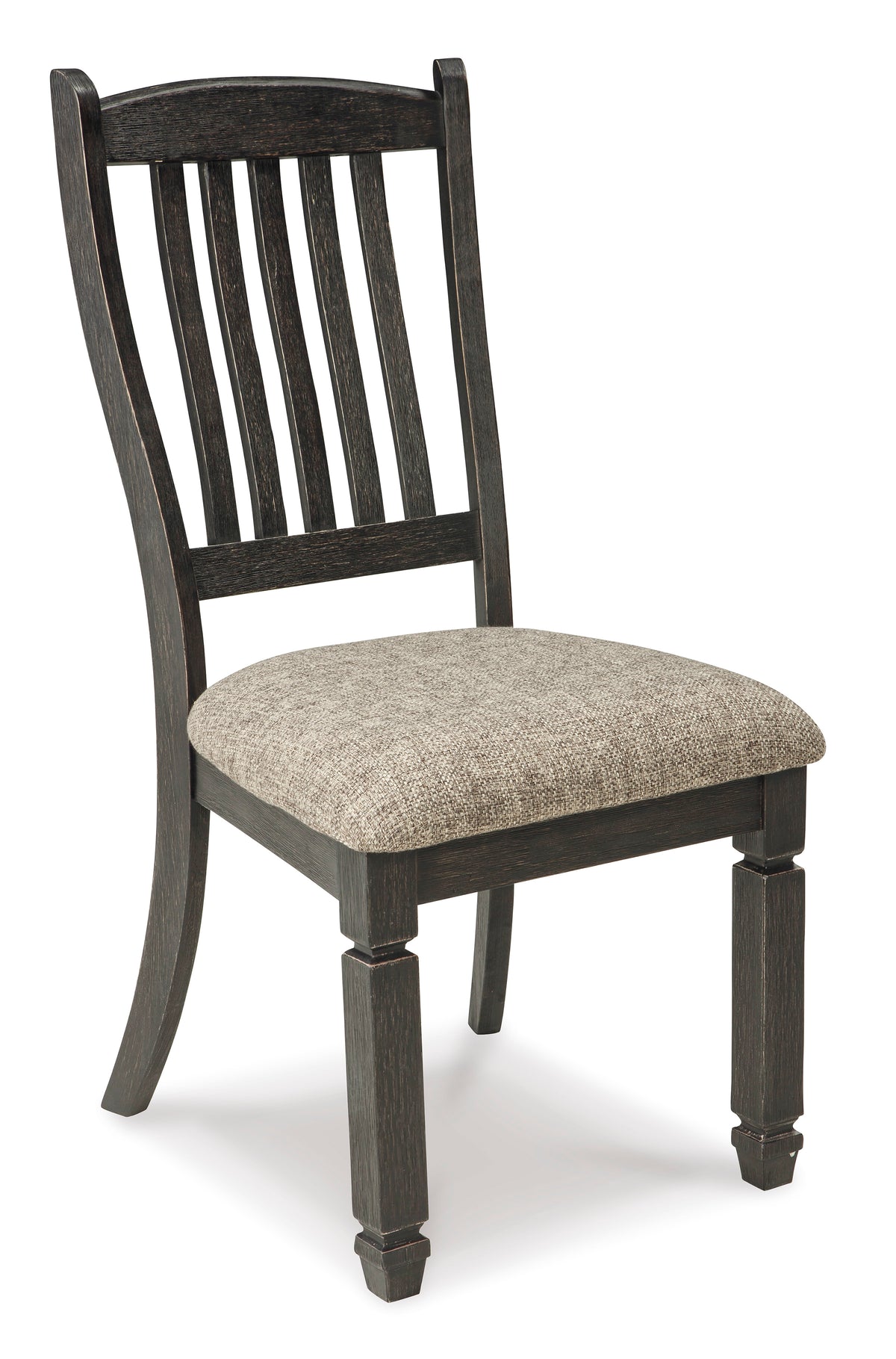 Black/Grayish Brown / Set of 2 Dining Chairs, seat view 6; order includes two matching seats; accessories excluded