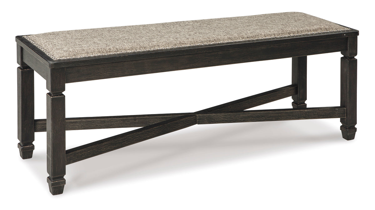 Black/Grayish Brown / 1 Dining Bench, furniture view 1; includes 1 dining bench; table, other seating and accessories excluded