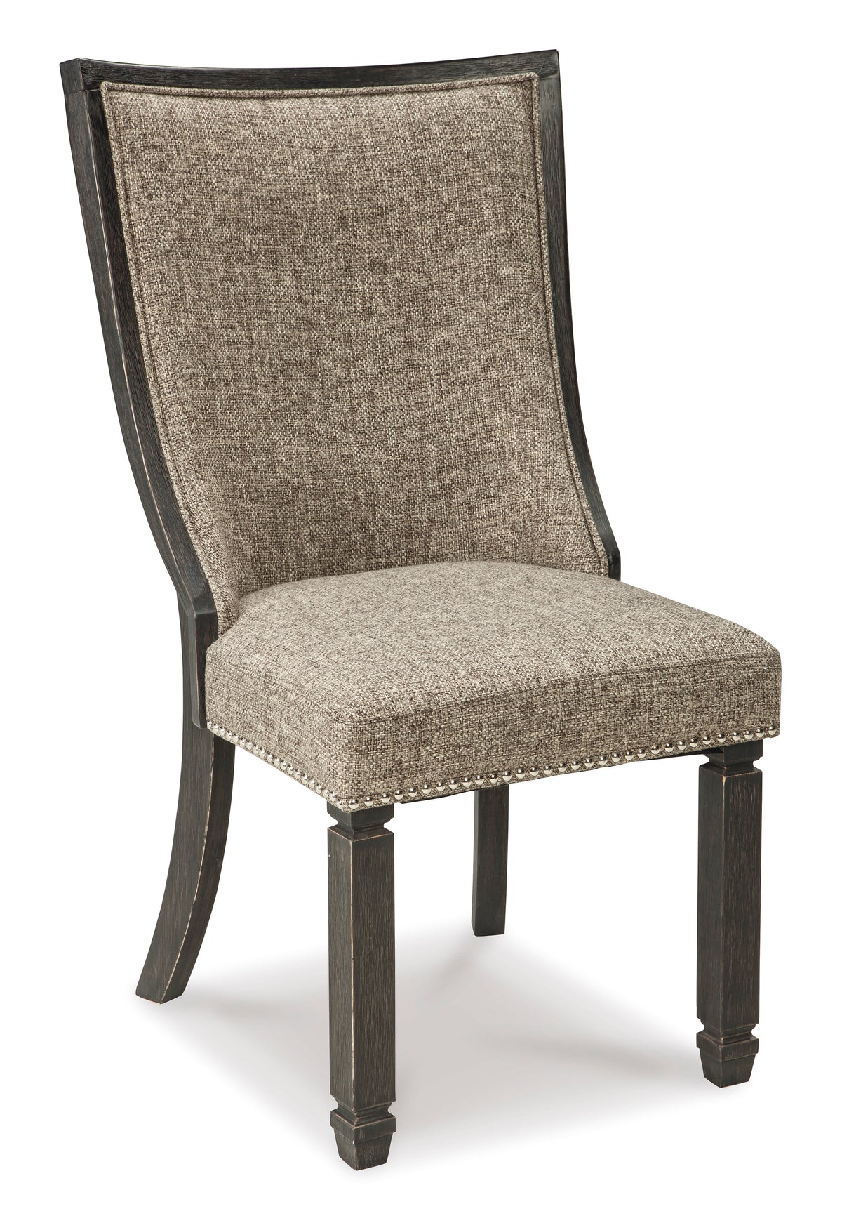 Black/Grayish Brown / Set of 2 Dining Chairs, furniture view 1; includes set of 2 dining chairs; table, other seating and accessories excluded