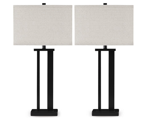 Aniela Open-Frame Metal Table Lamps — Set of 2