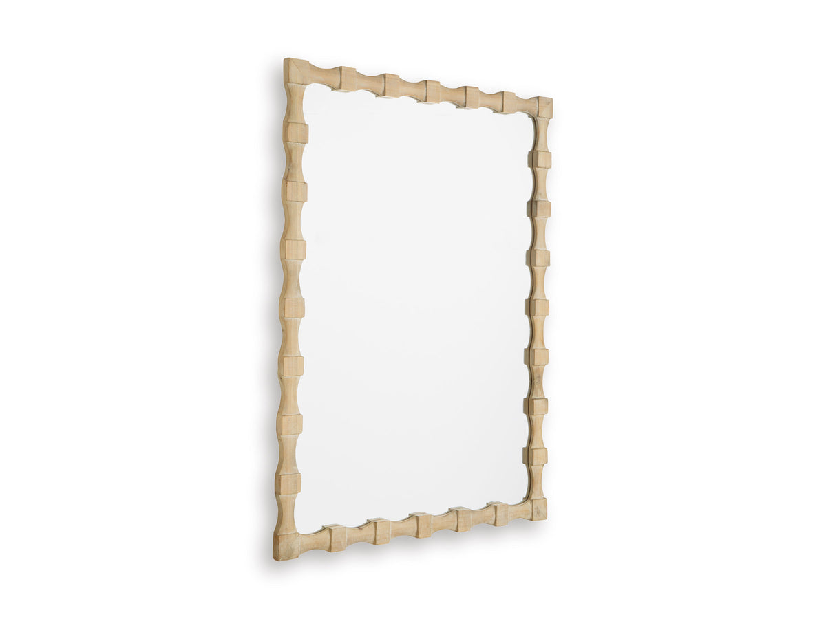 Light Brown Accent Mirror, view 1