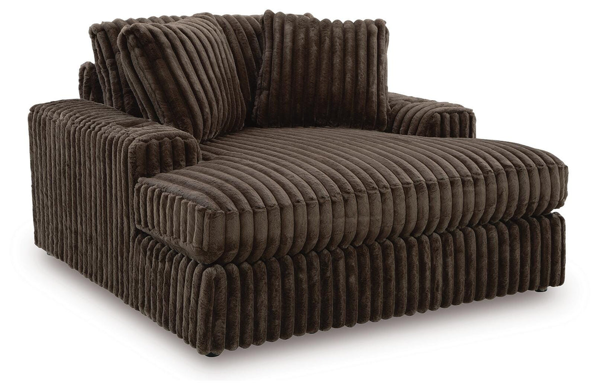 Chocolate, full chaise product view