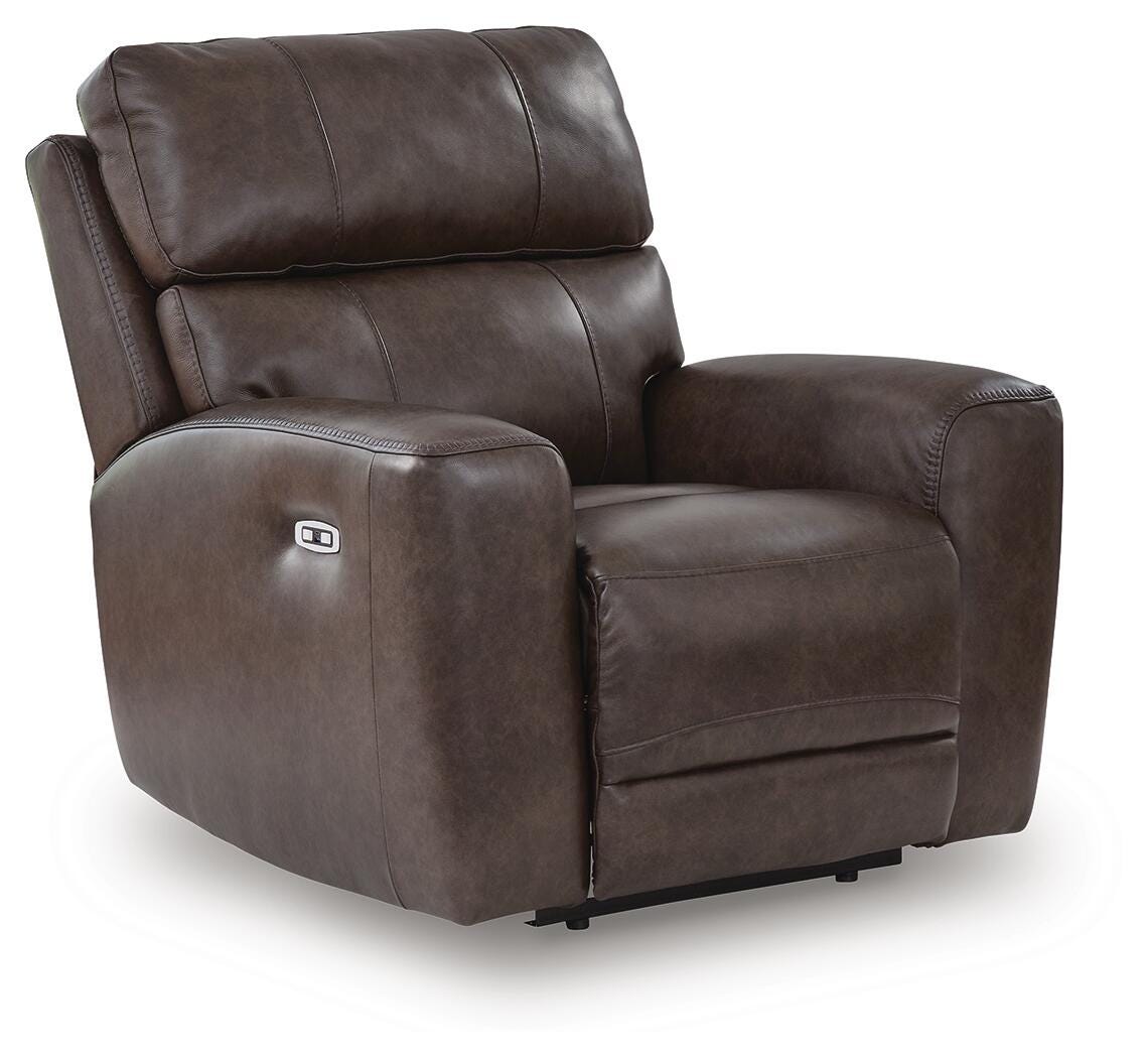 Smoke, full recliner in closed position
