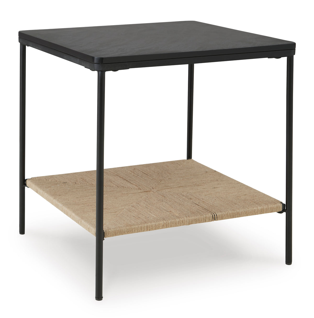 Black/Natural Accent Table, view 1