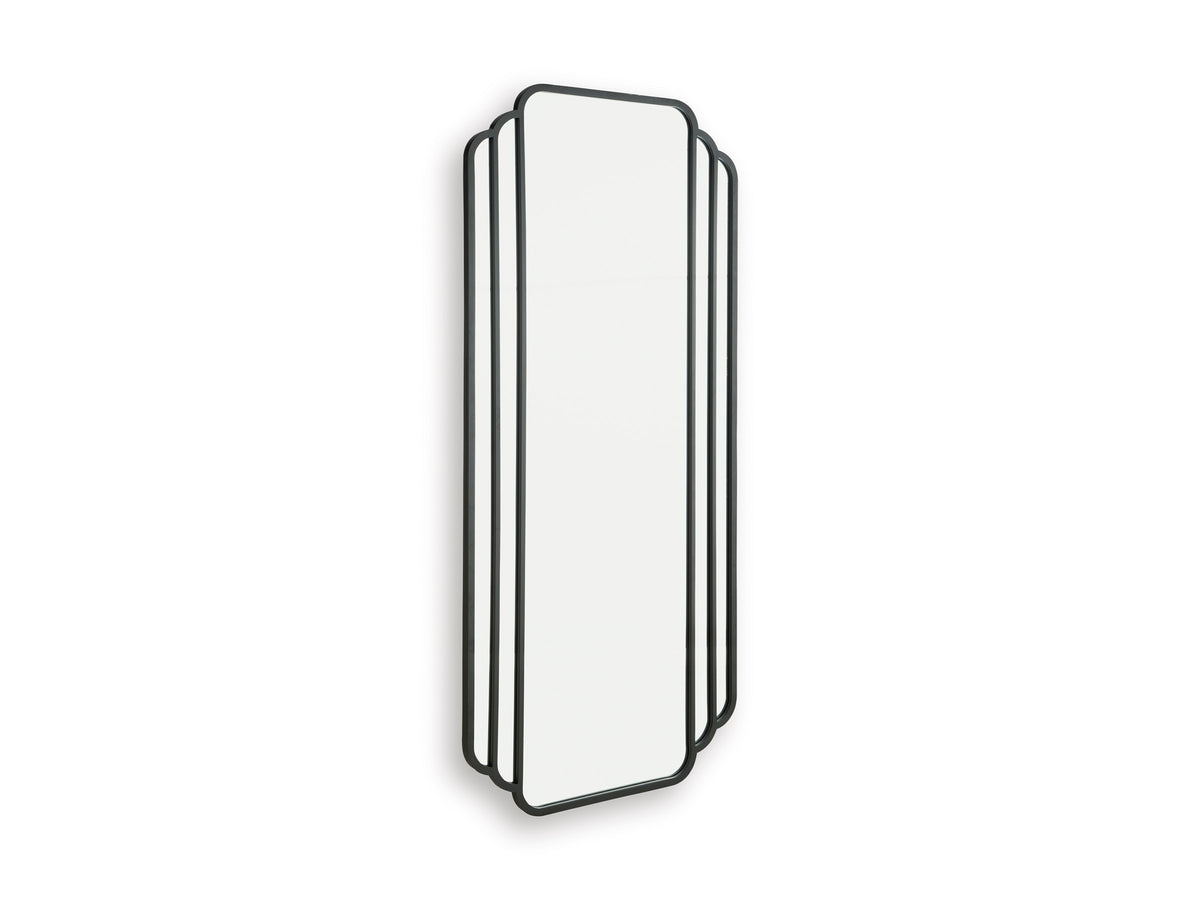 Black Floor Mirror, view 1