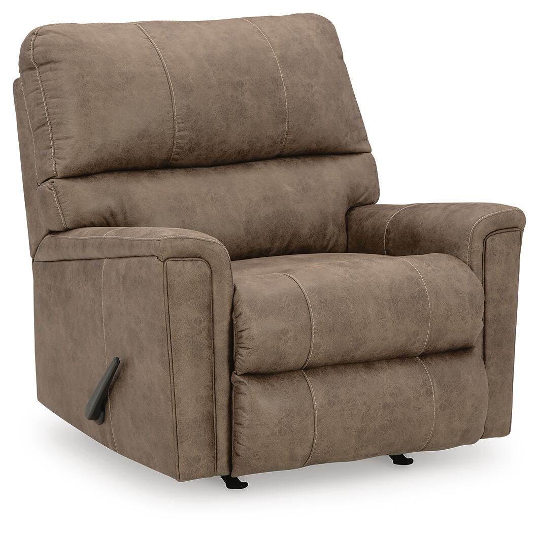 Fossil, full recliner in closed position