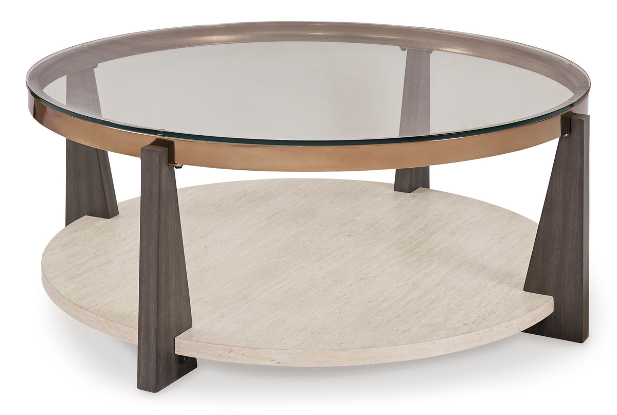Multi Round Coffee Table, full product view