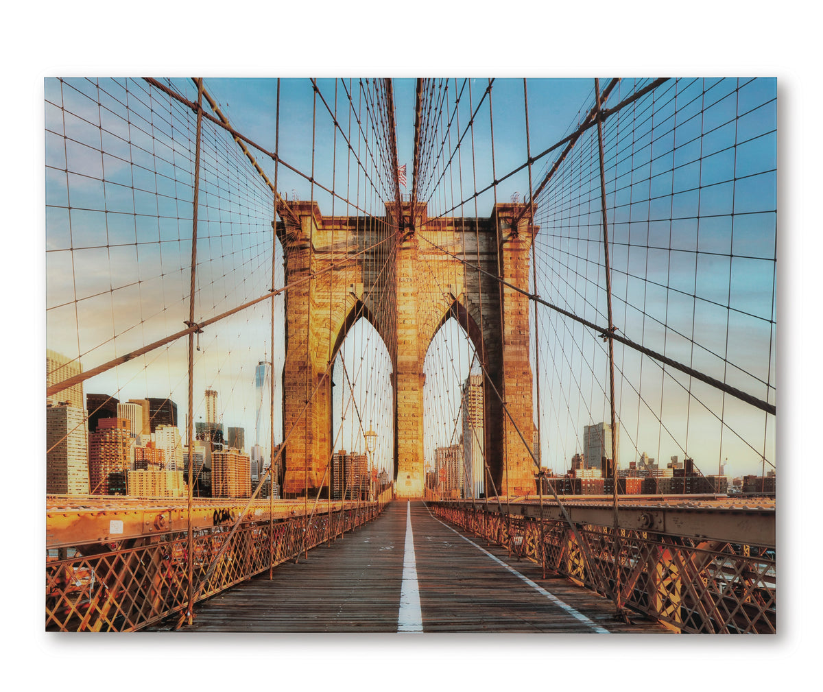 Blue/Amber Wall Art, full product view