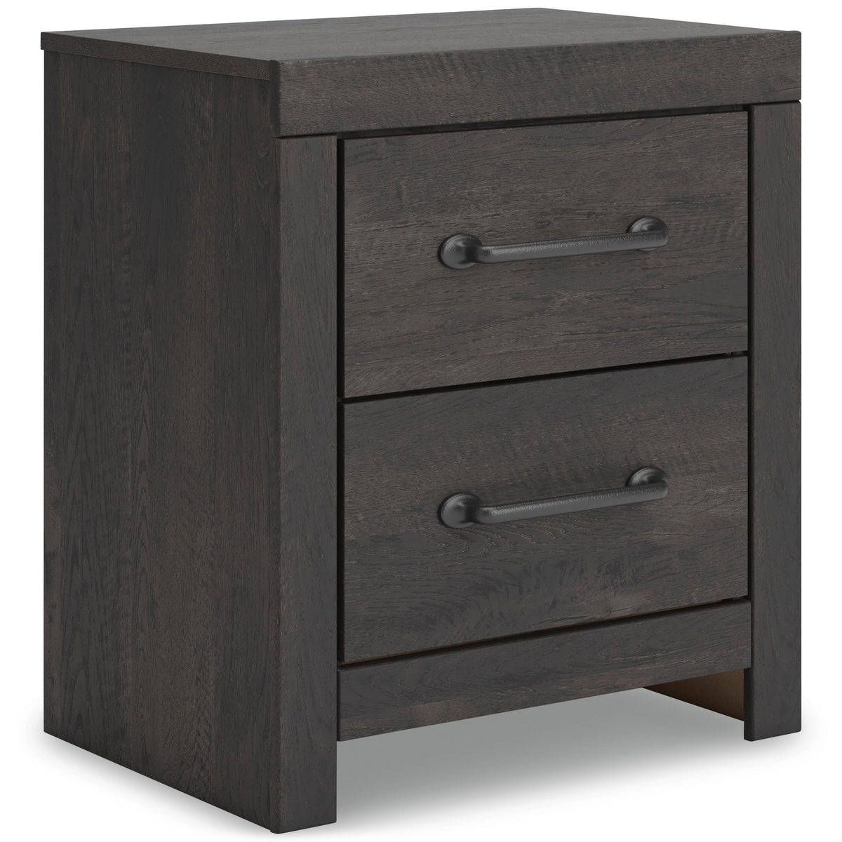 Dark Gray / Nightstand, complete product angled view