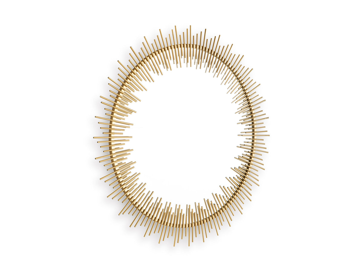 Gold Finish Accent Mirror, view 1