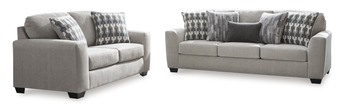 Flannel / Sofa and Loveseat Set, complete matching set