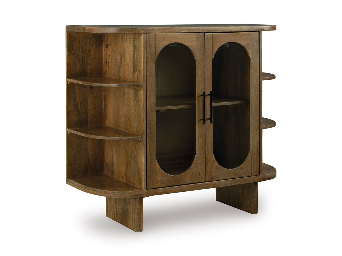 Light Brown Accent Cabinet, view 1