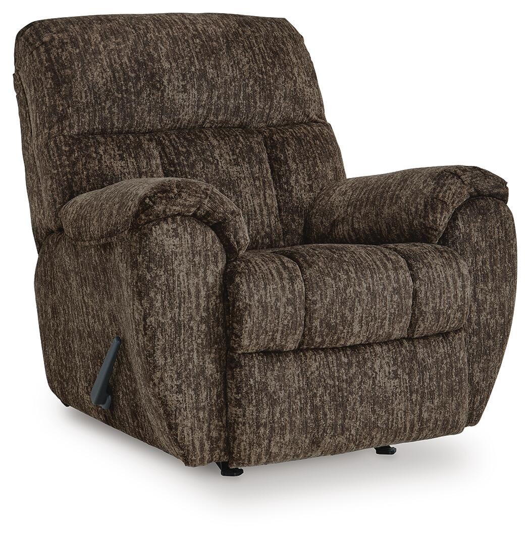 Chocolate, complete recliner angled view