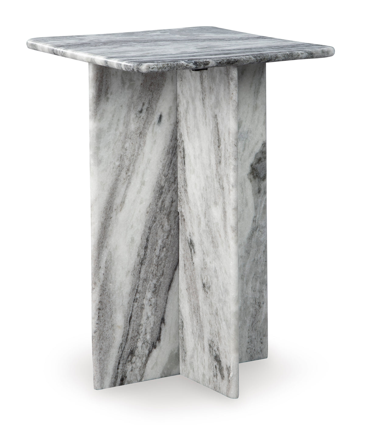 Gray Accent Table, full product view