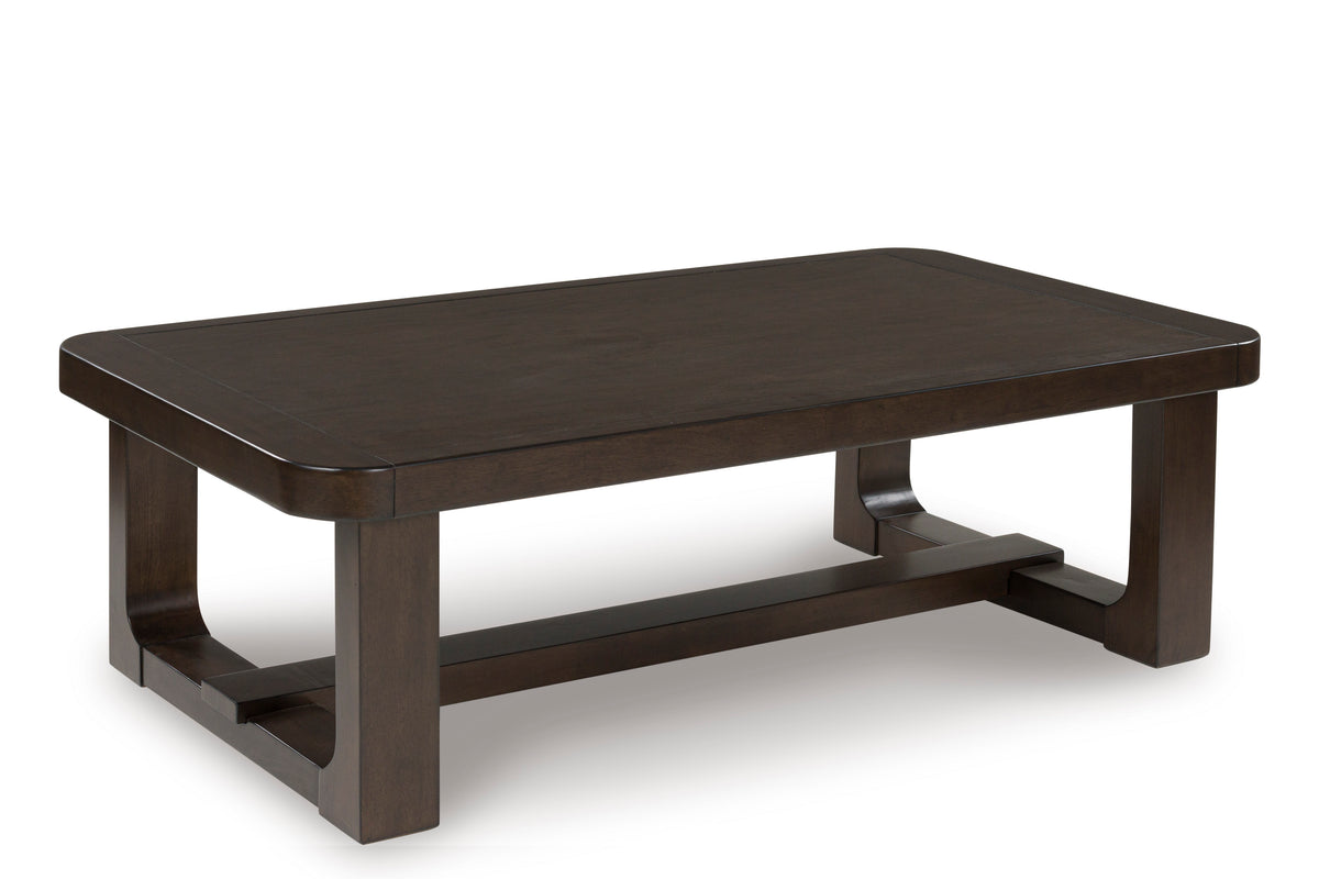 Dark Brown, complete coffee table product view