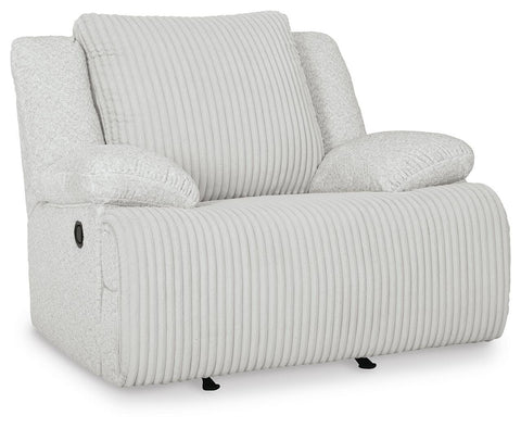 Oversized Corduroy Manual Rocker Recliner in Alloy or Chocolate