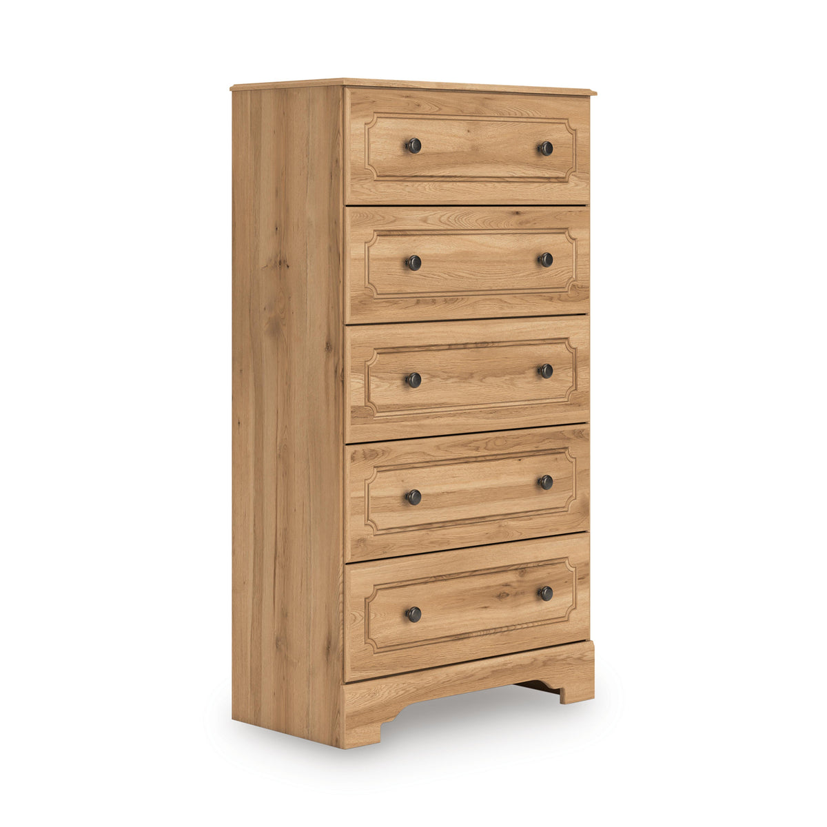 Warm Brown / Chest of Drawers, complete product angled view