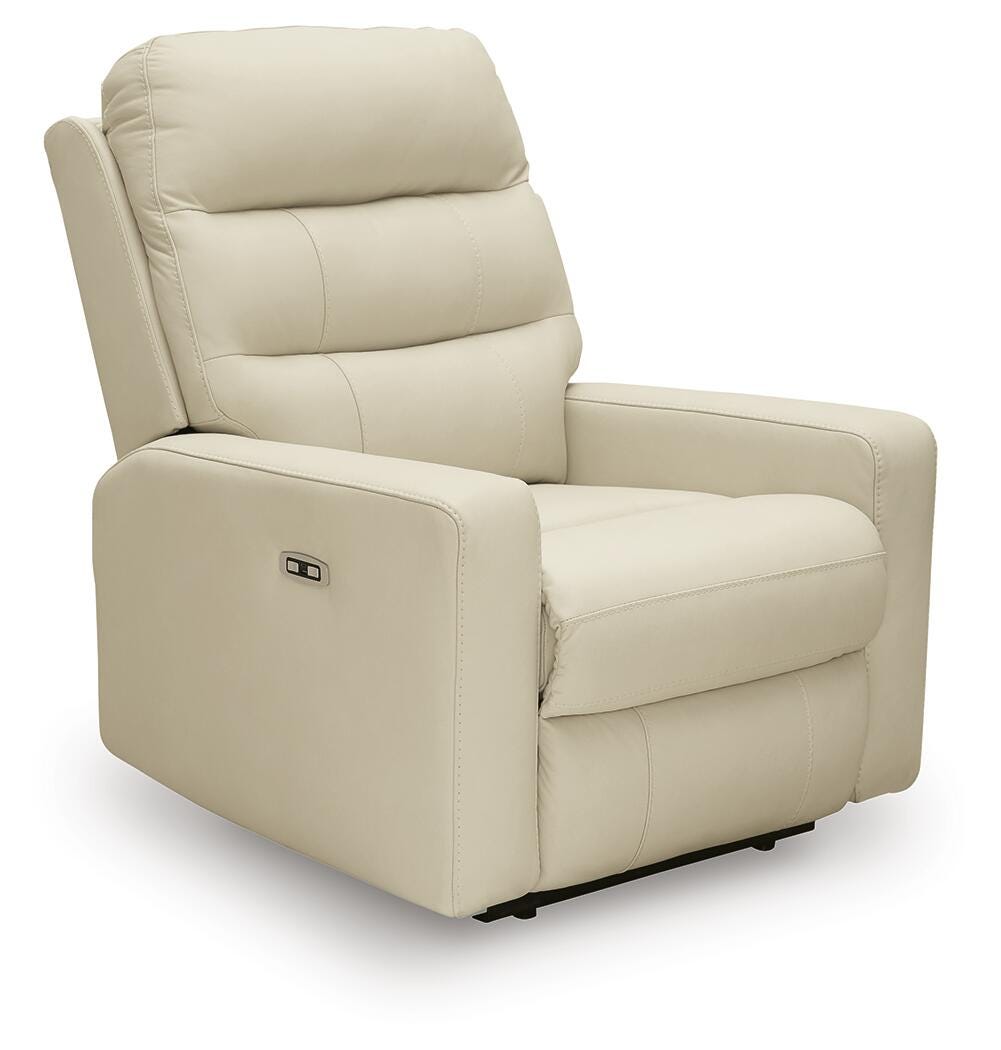 Canvas, complete recliner angled view