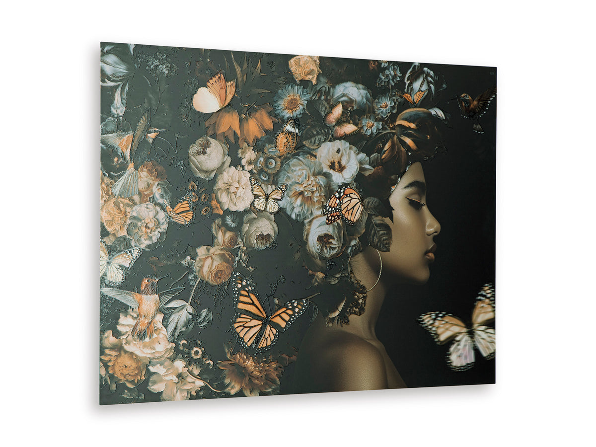 Orange/Black/White Wall Art, view 1