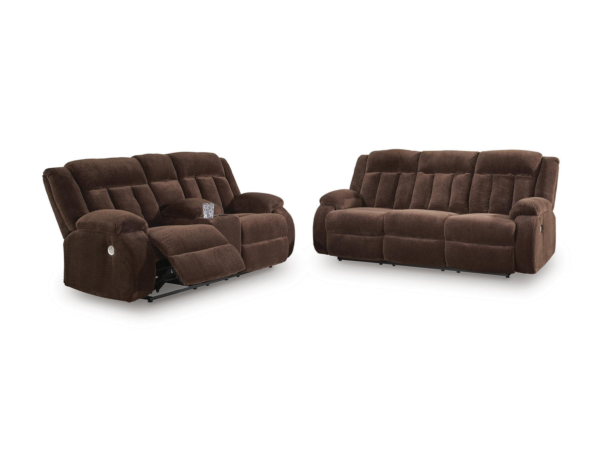 Chocolate / Sofa and Loveseat Set, complete matching set