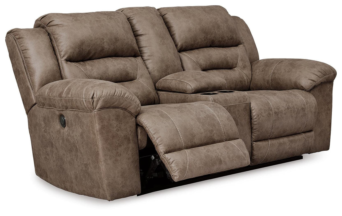 Fossil, complete power loveseat reclined view