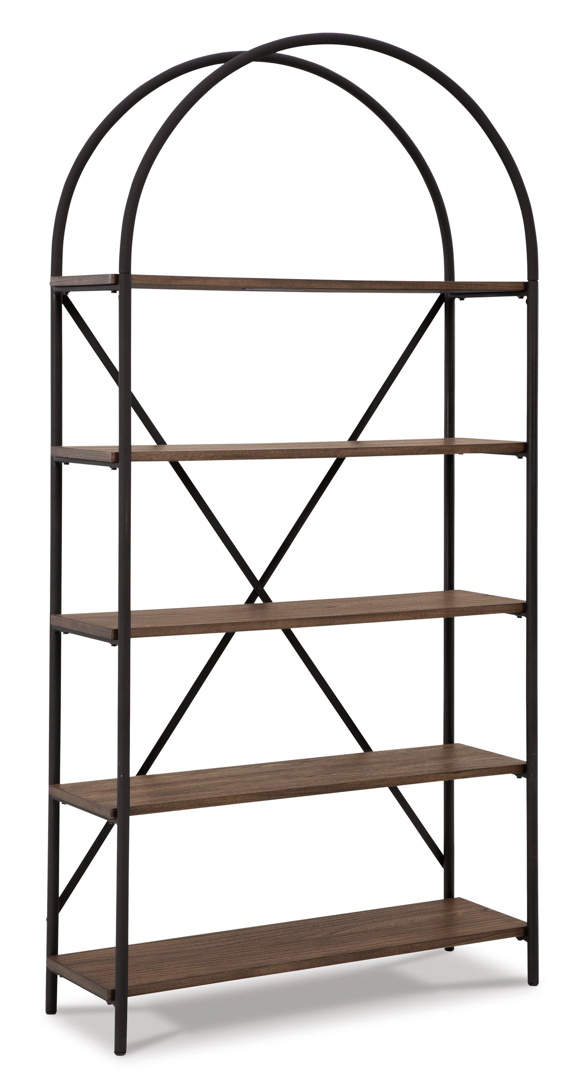 Brown/Black Bookcase, full product view