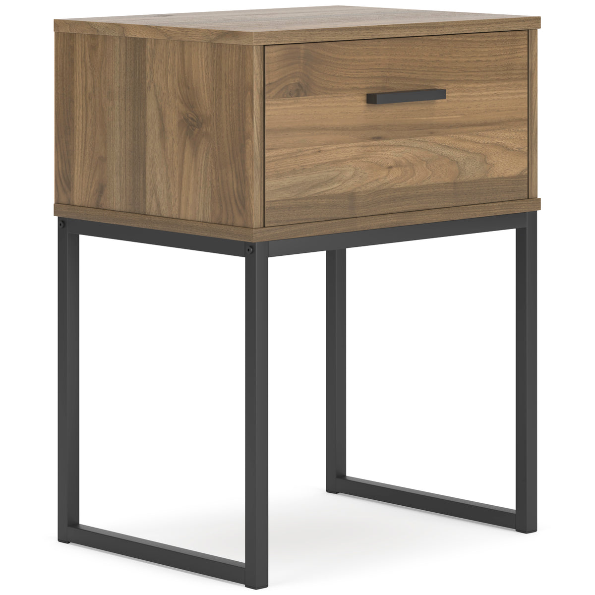 Honey, complete nightstand, angled view