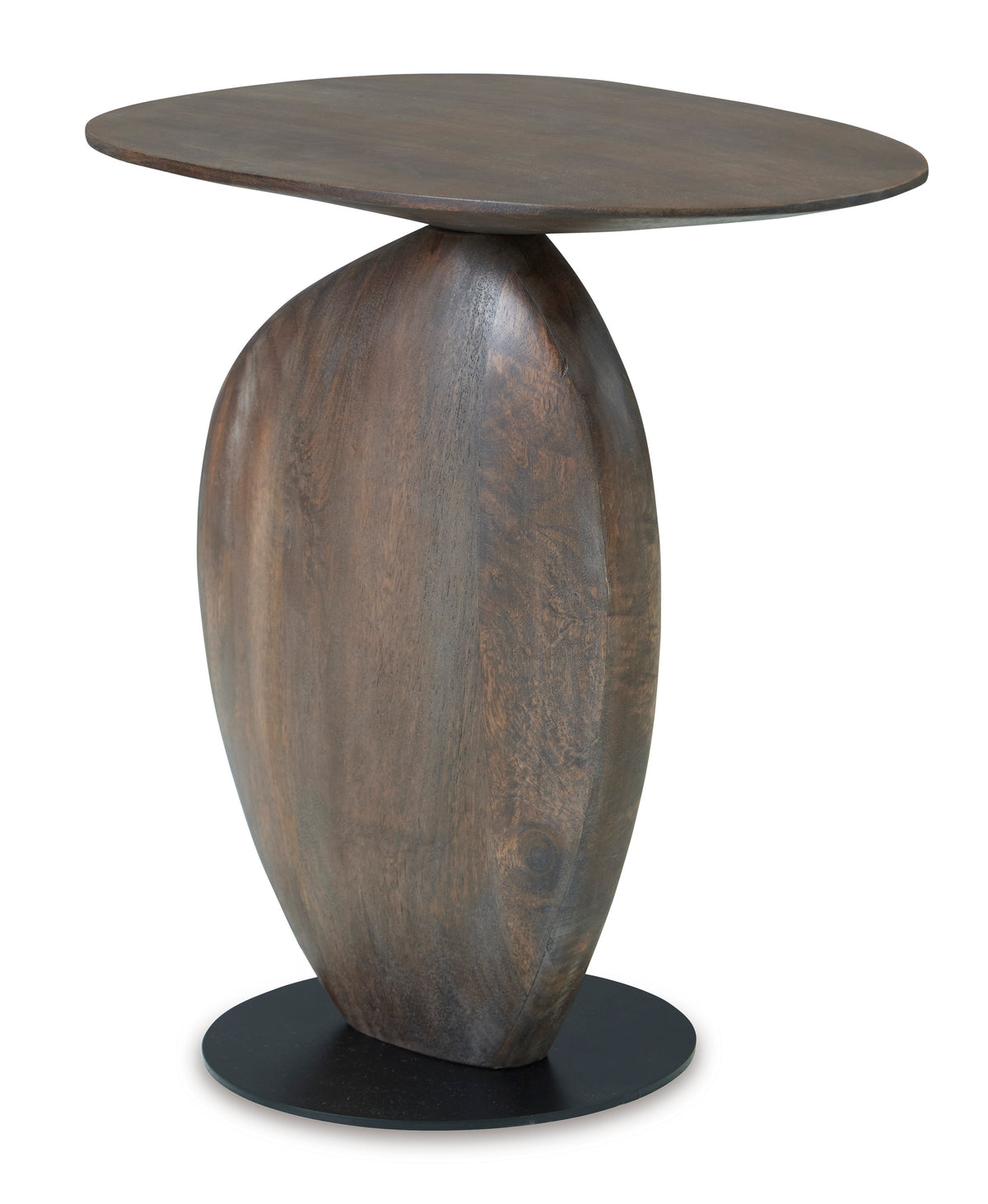 Brown/Black Accent Table, full product view