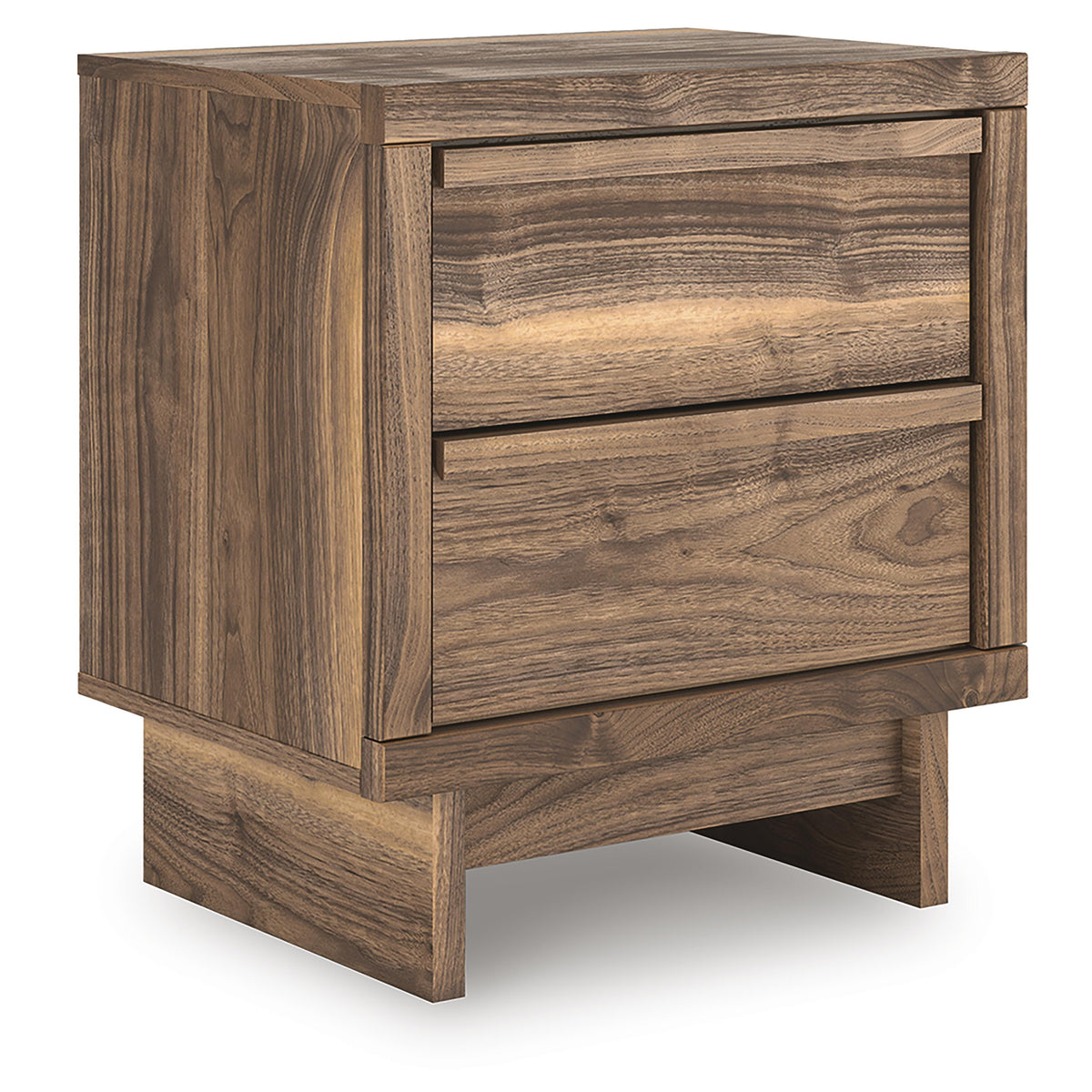 Brown / Nightstand, complete product angled view