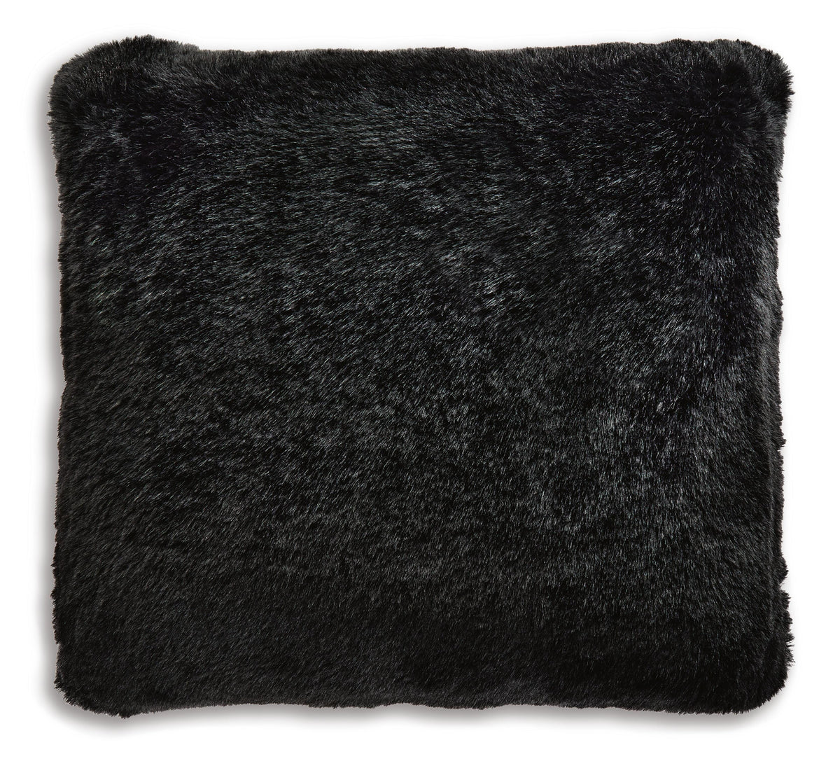 Black / Throw Pillow, complete pillow front