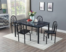 Load image into Gallery viewer, D3605 5PC 36X60 MARBLE TOP DINETTE