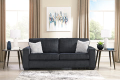 Dark Gray track-arm sofa, room scene; styling accessories not included - 6