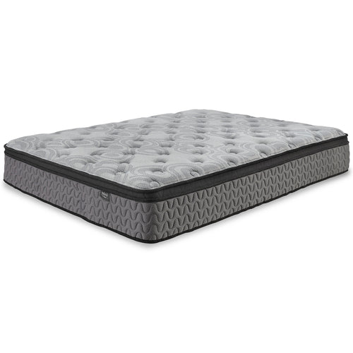 12-Inch Firm Euro Pillow Top Hybrid Mattress, mattress product view; Queen shown