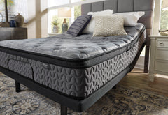 12-Inch Firm Euro Pillow Top Hybrid Mattress, room detail; bed and base not included; Queen shown - 3