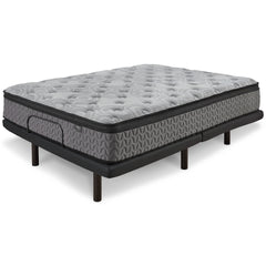 12-Inch Firm Euro Pillow Top Hybrid Mattress, shown on an adjustable base; base not included; Queen shown - 4