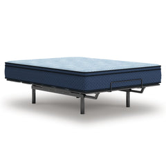 12-inch medium hybrid mattress, Queen on adjustable base, opposite angle; base not included - 10