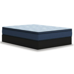 12-inch medium hybrid mattress, Queen on a foundation, opposite angle; foundation not included - 12