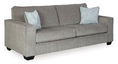 Light Gray track-arm sofa, angle view - 15