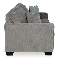 Light Gray track-arm sofa, side view - 16