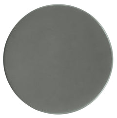 17.5-Inch Gray Ceramic Indoor Outdoor Stool, top view - 3