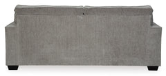 Light Gray track-arm sofa, back view - 17