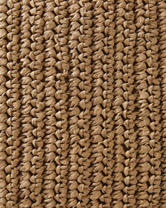 22-Inch Tan Handwoven Paper Raffia Pillows — Set of 4, fabric pattern detail - 5