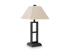 26.5-Inch Black Open-Frame Metal Table Lamps — Set of 2, single lamp angle - 3