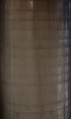 28-Inch Smoky Brown Glass Table Lamp with Drum Shade, base finish detail - 4