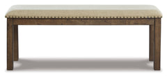Beige / 1 Bench, front view; one bench included; additional furniture and accessories excluded - 3
